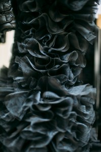 Backstage at Noir Kei Ninomiya RTW Fall 2018