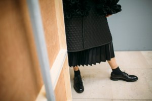 Backstage at Noir Kei Ninomiya RTW Fall 2018