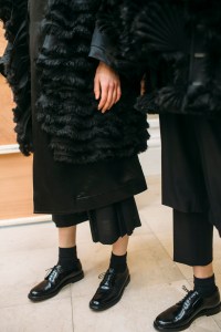 Backstage at Noir Kei Ninomiya RTW Fall 2018