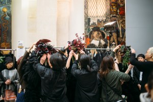 Backstage at Noir Kei Ninomiya RTW Fall 2018
