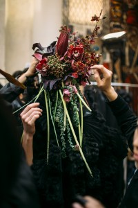 Backstage at Noir Kei Ninomiya RTW Fall 2018