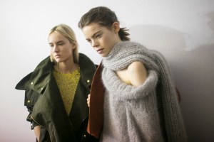 Backstage at Poiret RTW Fall 2018