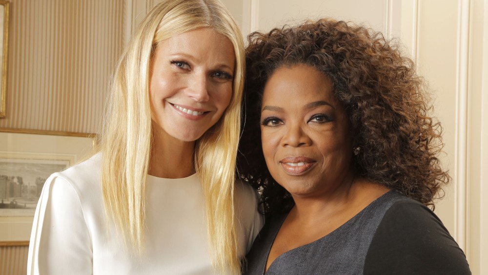 Gwyneth Paltrow, Oprah WinfreyVariety's Power of Women, Roaming Arrivals, Los Angeles, America - 09 Oct 2015