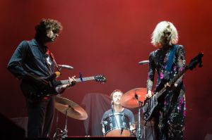 Sunflower Bean - Julia Cumming, Nick KivlenSunflower Bean in concert at Alexandra Palace in London, UK - 24 Nov 2017