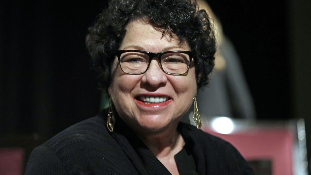 Supreme Court Associate Justice Sonia Sotomayor speaks at a civics event, in Seattle. The Civic Learning Initiative Summit is part of a statewide effort for students to learn about and engage in governmentThe Civic Learning Initiative Summit, Seattle, USA - 23 Jan 2018