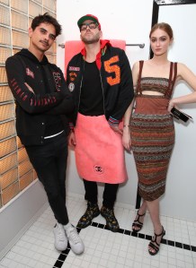 Christian Olivera, Johnny Wujek and Karsen LiottaChanel Beauty House Debut, Inside, Los Angeles, USA - 28 Feb 2018