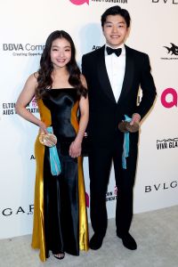 Maia Shibutani and Alex Shibutani Elton John AIDS Foundation Academy Awards Viewing Party, Arrivals, Los Angeles, USA - 04 Mar 2018
