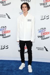 Timothee Chalamet33rd Film Independent Spirit Awards, Arrivals, Los Angeles, USA - 03 Mar 2018