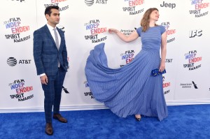 Kumail Nanjiani and Emily V. Gordon33rd Film Independent Spirit Awards, Arrivals, Los Angeles, USA - 03 Mar 2018