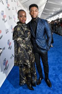 Danai Gurira and Chadwick Boseman33rd Film Independent Spirit Awards, Arrivals, Los Angeles, USA - 03 Mar 2018