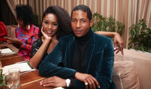 Angela Bassett and Hassan PierreMaison-De-Mode.com Celebrates Sustainable Style, Inside, Los Angeles, USA - 03 Mar 2018