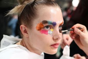 Backstage at Opening Ceremony RTW Spring 2018