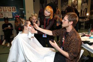 Backstage at Opening Ceremony RTW Spring 2018