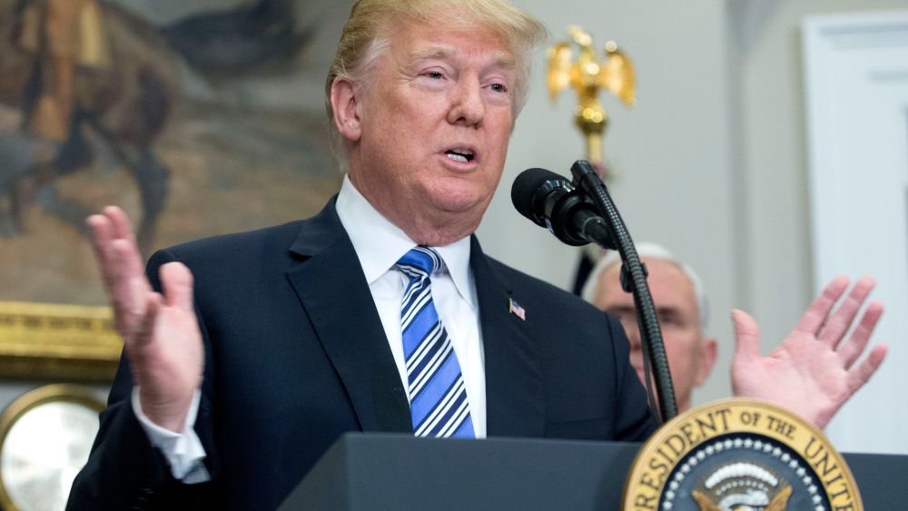 Donald J. TrumpUS President Donald J. Trump signs a presidential proclamation on tariffs, Washington, USA - 08 Mar 2018US President Donald J. Trump delivers remarks before signing a presidential proclamation on steel and aluminum tariffs, in the Roosevelt Room of the White House in Washington, DC, USA, 08 March 2018. President Trump is imposing tariffs on steel and aluminum imports. A decision to impose the tariffs on Canada or Mexico will not be decided until negotiations on the North American Free Trade Agreement (NAFTA).