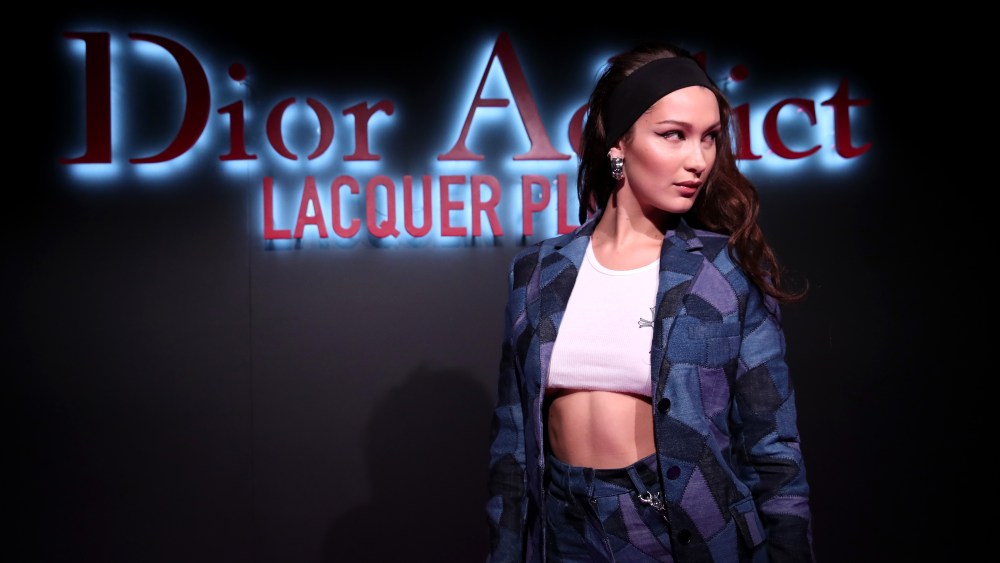 Bella HadidDior Addict Lacquer Plump event, Arrivals, Los Angeles, USA - 14 Mar 2018