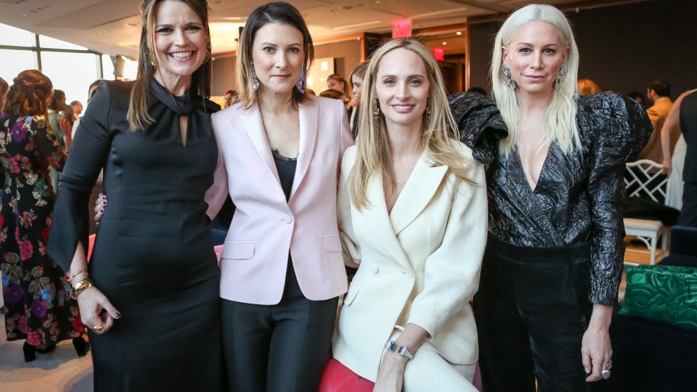 Savannah Guthrie, Lizzie Tisch, Lauren Santo Domingo and Jennifer Fisher