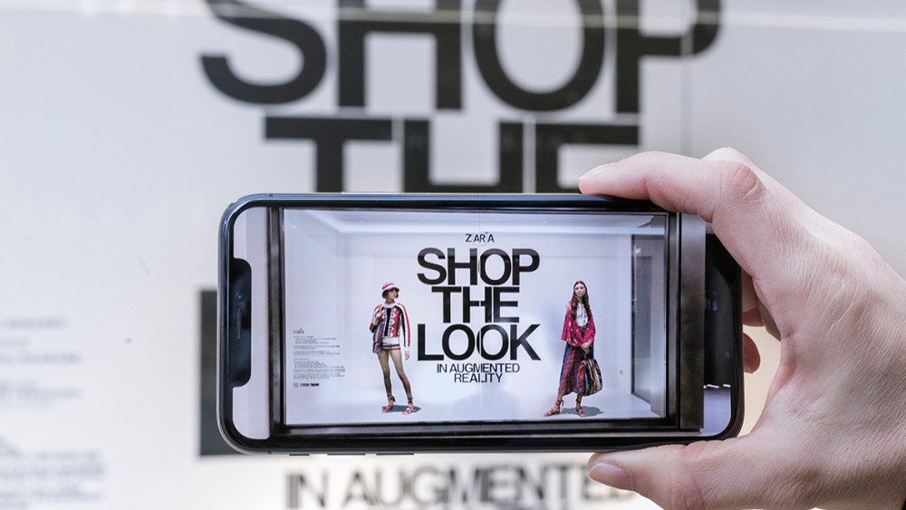 Zara's AR app.