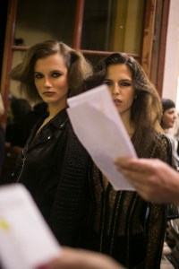 Backstage at Sonia Rykiel RTW Fall 2018