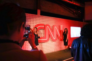 The scene at the CNN party.