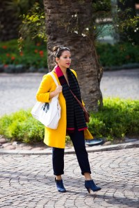 Street style at the Contemporary African Art Fair in Marrakech, Morocco.