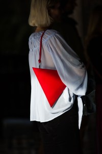 Street style at the Contemporary African Art Fair in Marrakech, Morocco.