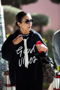 Street style at the Contemporary African Art Fair in Marrakech, Morocco.