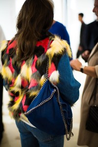 Street style at the Contemporary African Art Fair in Marrakech, Morocco.