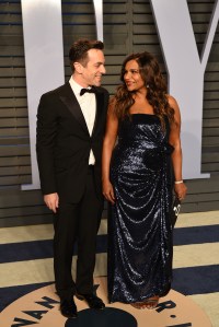 B.J. Novak and Mindy Kaling