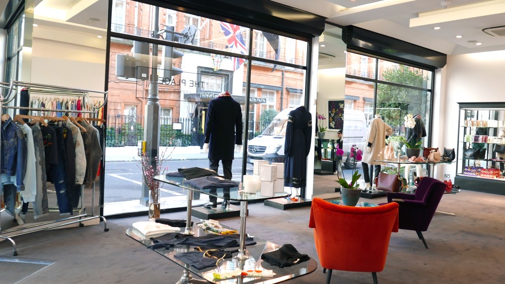 A view of the new store The Place by Simon Burstein
