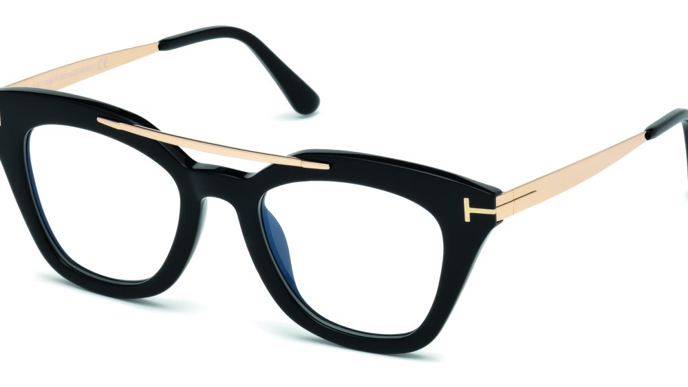 Tom Ford eyewear, produced in partnership with Marcolin.