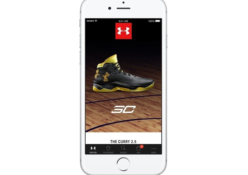 Under Armour Launches Custom Shopping App