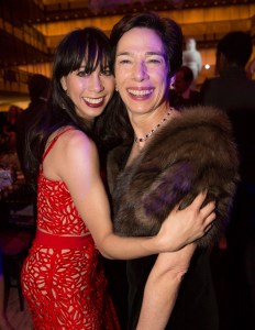 NYCB soloist/SAB alumna Georgina Pazcoguin with SAB'S Chairman of the Board Barbara Manfrey Vogelstein