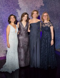 2018 Winter Ball Chairmen Renata Garcia,  Joyce Giuffra and Elizabeth Gosnell Miller with SAB'S executive director Carrie Hinrichs.