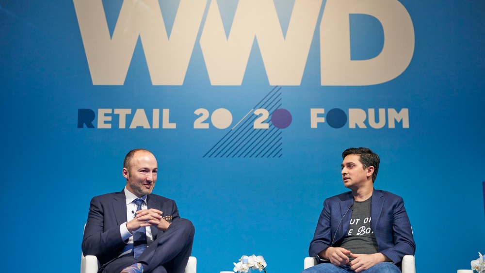 Alexei Agratchev of RetailNext (left) and Vibhu Norby of B8ta (right).