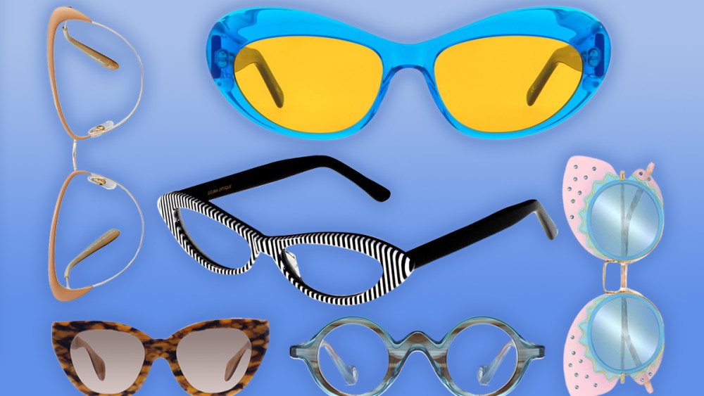 Eyewear designed by specialists including Andy Wolf, Lafont, Selima Optique, Morgenthal Frederics, Blake Kuwahara, and Garrett Leight.