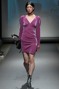 Model on the catwalk