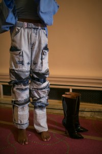 Backstage at Y/Project RTW Fall 2018