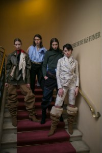 Backstage at Y/Project RTW Fall 2018