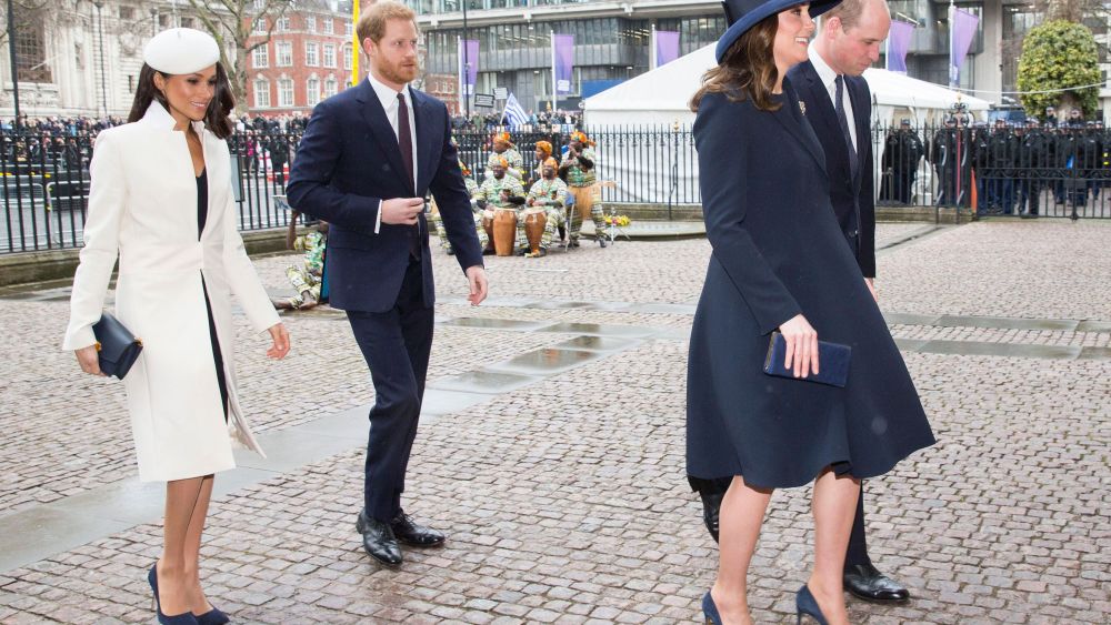 Meghan Markle, Prince Harry, Catherine Duchess of Cambridge and Prince WilliamCommonwealth Day observance service, Westminster Abbey, London, UK - 12 Mar 2018