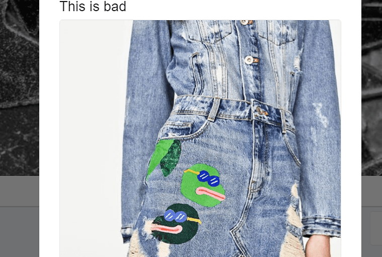 Zara Pulls Jean Skirt Over ‘Alt-Right’ Message