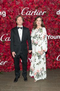Trevor Traina and Alexis Traina attend Mid-Winter Gala 2018 Sponsored by CARTIER on April 6th 2018 at de Young Museum in San Francisco, CA (Photo - Drew Altizer)