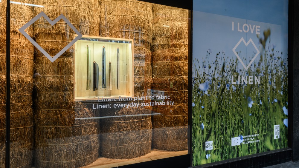 The "I Love Linen" campaign in John Lewis