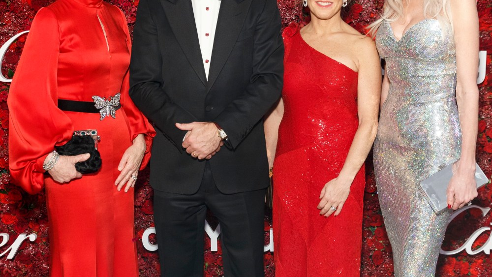 Allison Speer, Trevor Traina, Kathryn Lasater and Vanessa Getty attend Mid-Winter Gala 2018 Sponsored by CARTIER on April 6th 2018 at de Young Museum in San Francisco, CA (Photo - Devlin Shand for Drew Altizer Photography)