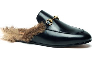 gucci slippers fur