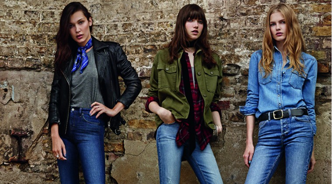 Topshop Launches SS16 Denim with Bella Hadid