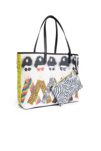 A look from the Alice + Olivia and Donald Robertson capsule collection.