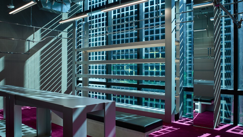 A view of the new Balenciaga boutique in the Miami Design District.