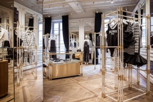 The Balmain flagship in Milan.