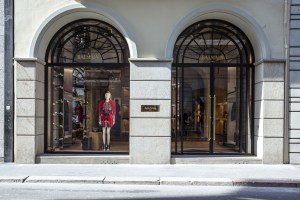 The Balmain flagship in Milan.