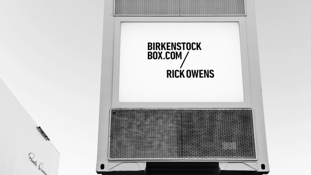 Birkenstock Box X Rick Owens, Los Angeles